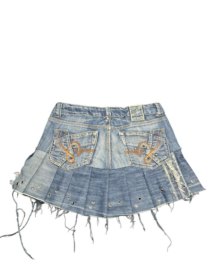 Pleated Miniskirt