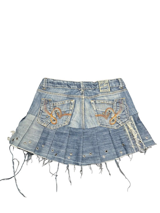 Pleated Miniskirt