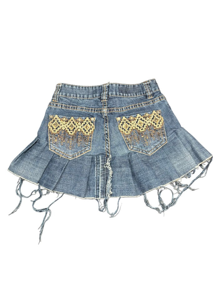 Pleated Miniskirt
