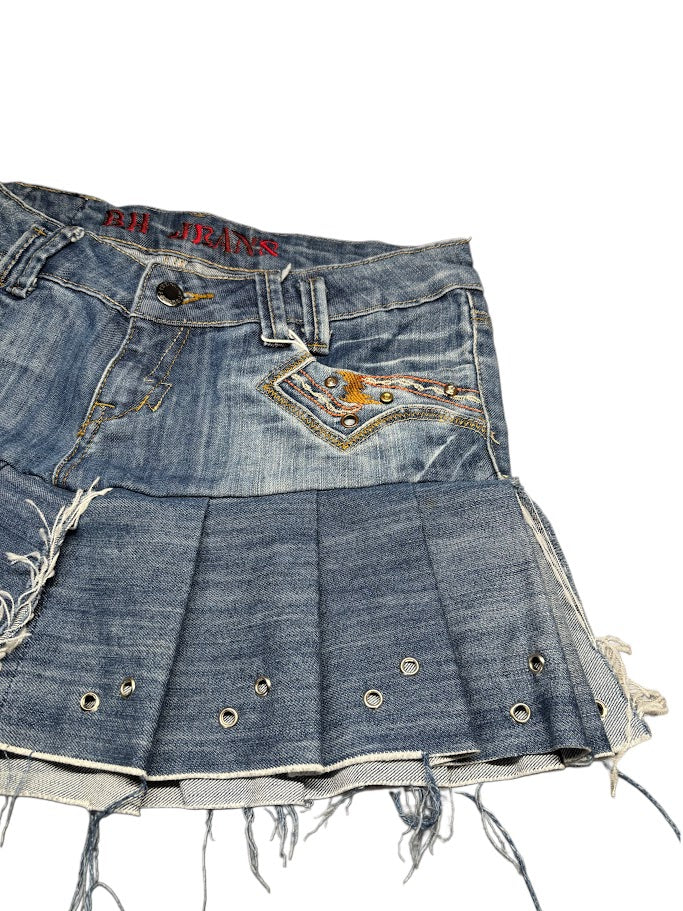 Pleated Miniskirt