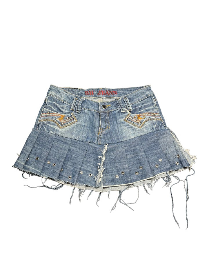 Pleated Miniskirt